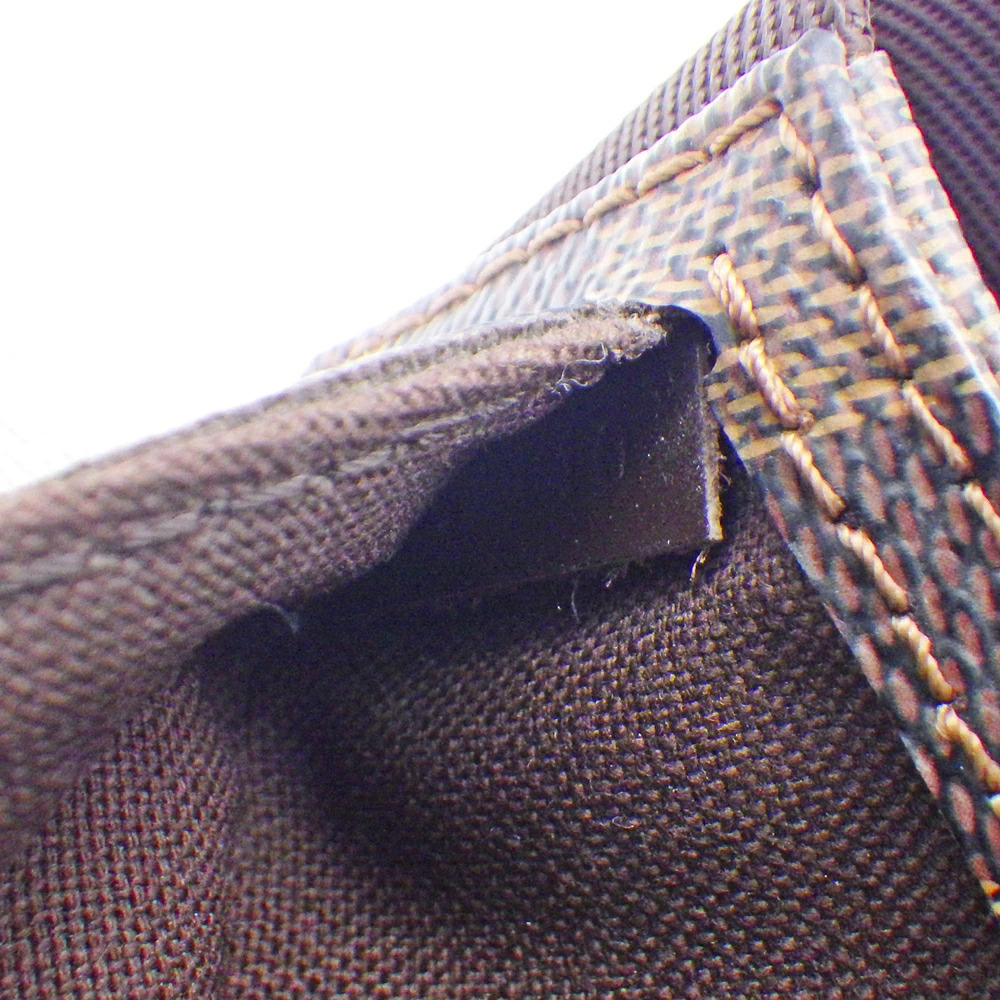 LOUIS VUITTON Geronimos Body Bag Waist Pouch Clutch Damier Ebene Brown